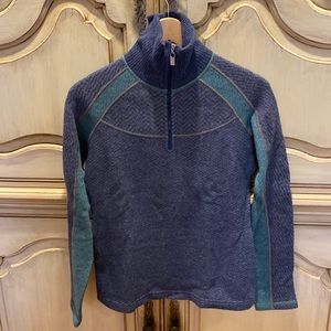 Cozy Prana quarter zip ski/snow/winter sweater
